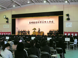 学生代表挨拶 学生代表挨拶
