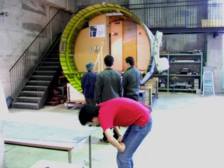 YS-11胴体部展示 YS-11胴体部展示