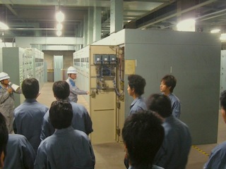 管理機器設備見学 管理機器設備見学